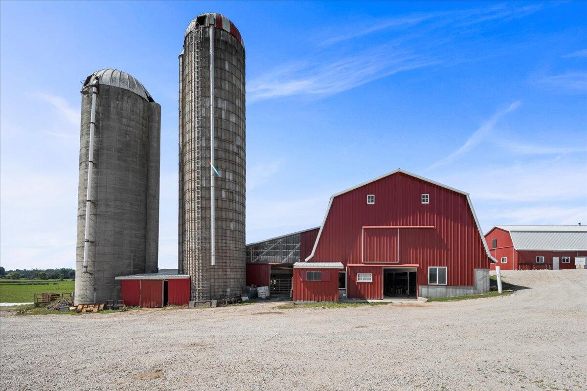W1731 Kiel Road Elkhart Lake, WI 53020 - Photo 3 of 50 Barn and silo
