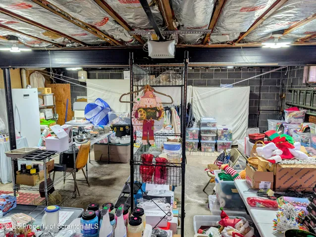 a view of storage and utility room