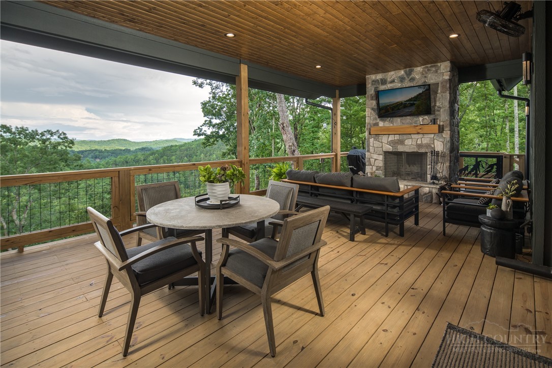 1236 Ninebark Road Boone, NC 28607 - Photo 14 of 50 a view of a outdoor seating area with furniture