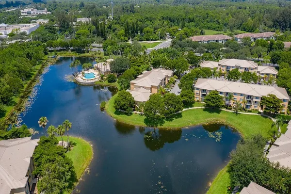 a view of an ocean from a building