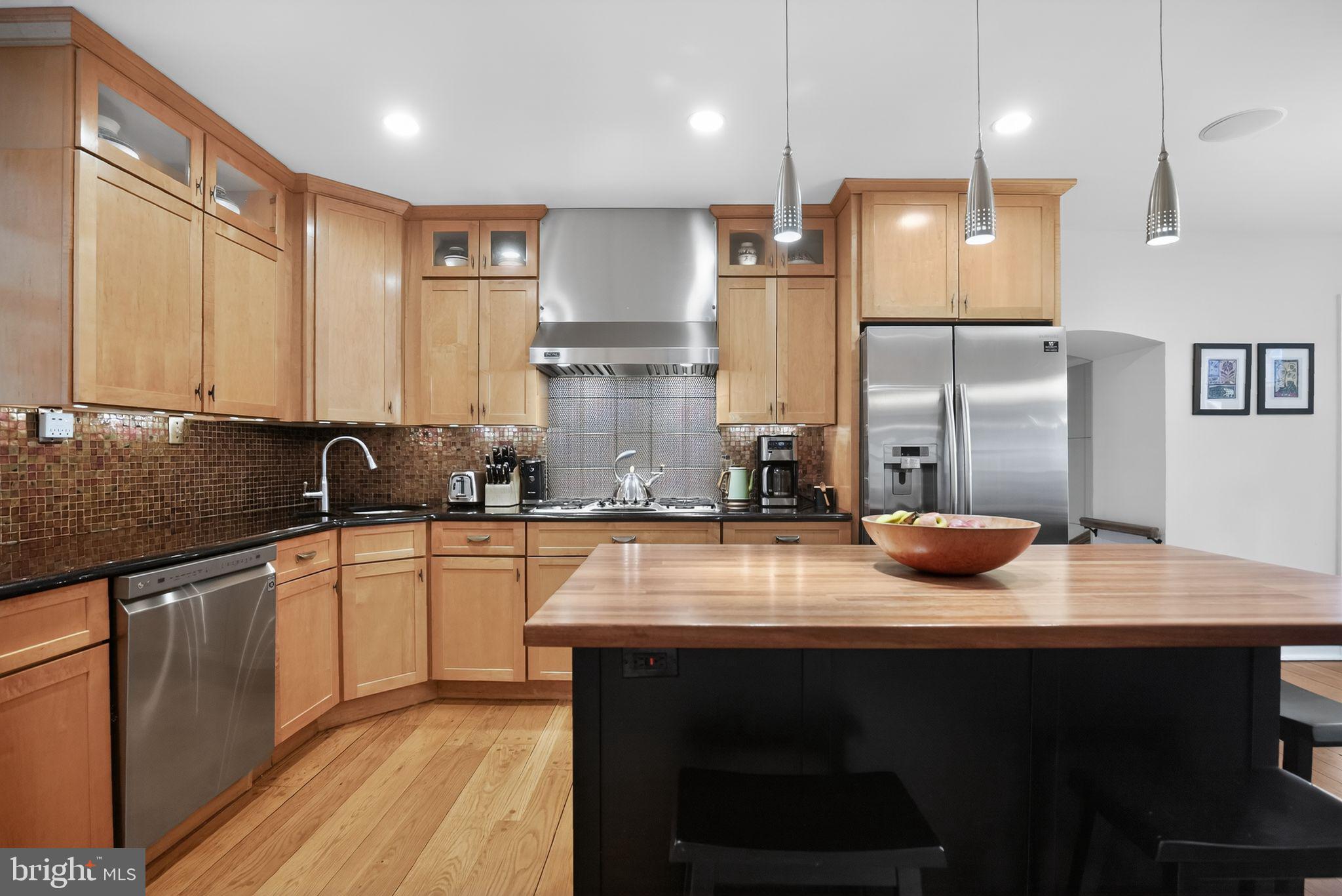 221 North Bent Road Wyncote, PA 19095 - Photo 13 of 42 Kitchen with center island