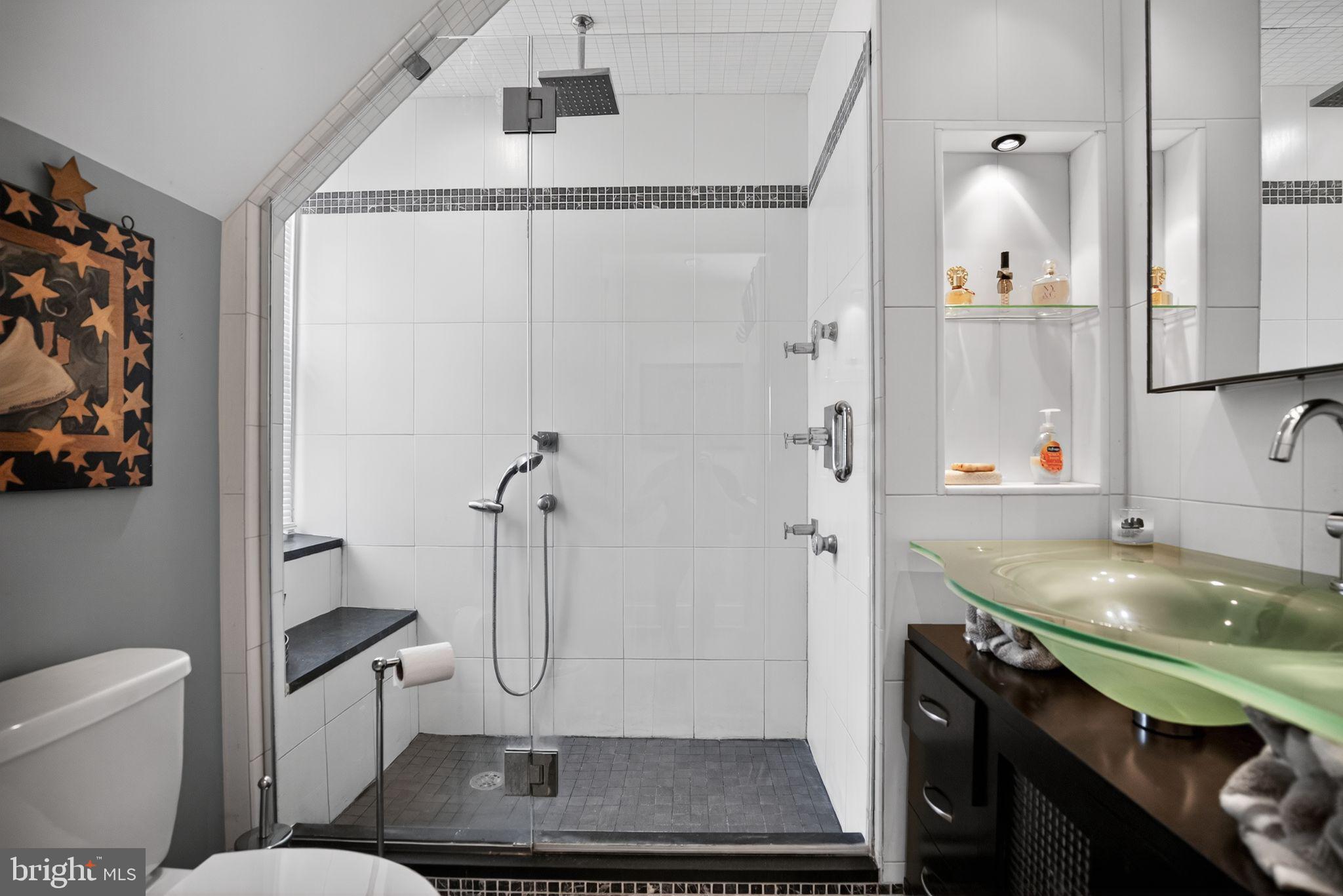 221 North Bent Road Wyncote, PA 19095 - Photo 24 of 42 Primary Bathroom with stall shower