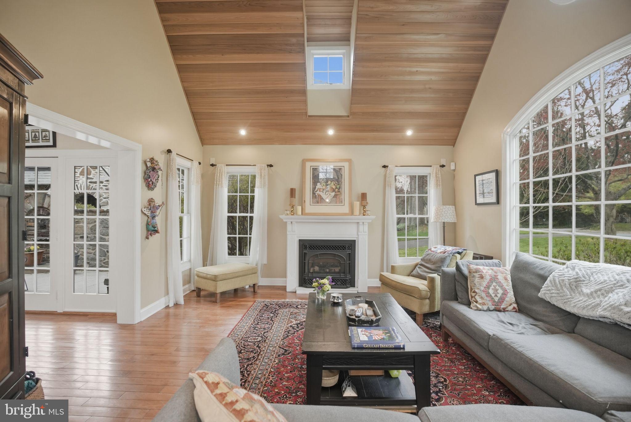 221 North Bent Road Wyncote, PA 19095 - Photo 6 of 42 Great Room with Fire Place