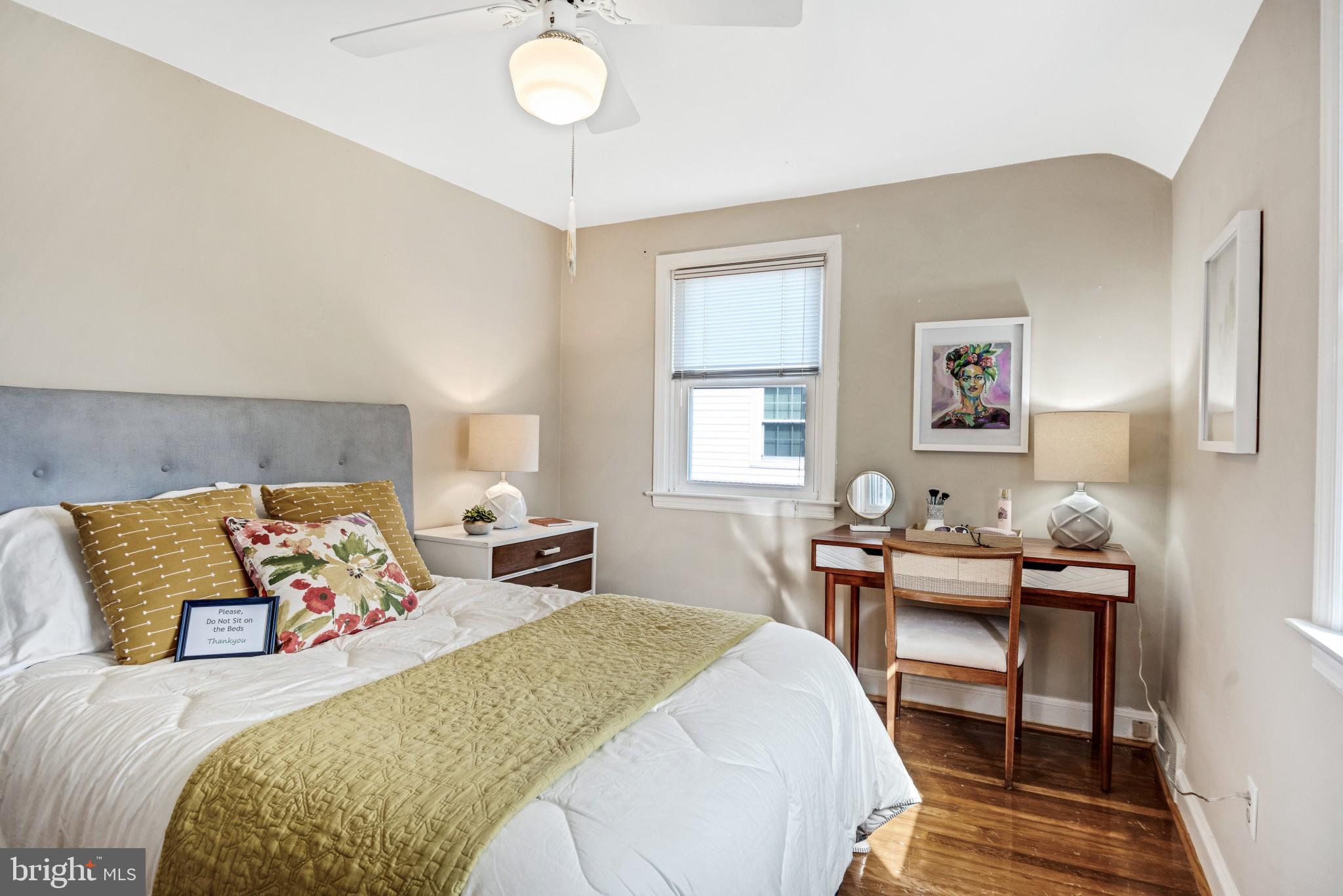 310 Earlington Road Havertown, PA 19083 - Photo 16 of 30 2nd bedroom, neutral colors, ceiling fan