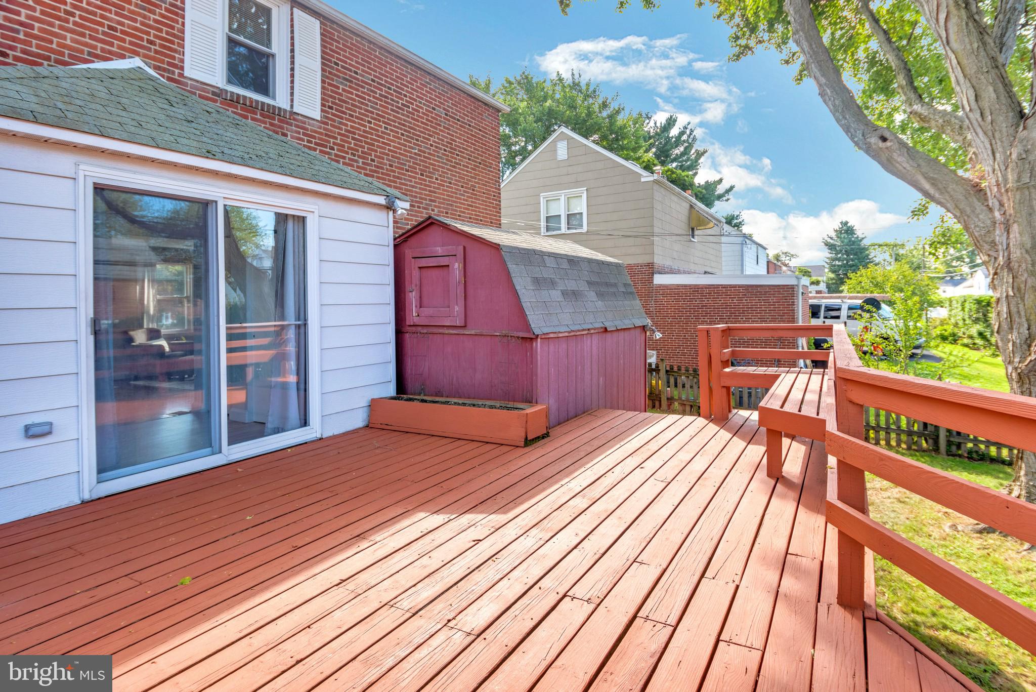 310 Earlington Road Havertown, PA 19083 - Photo 26 of 30 Large deck off the kitchen