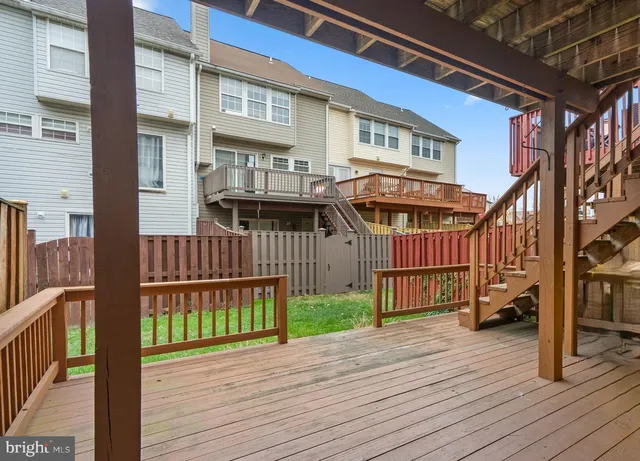 a view of a house with a deck
