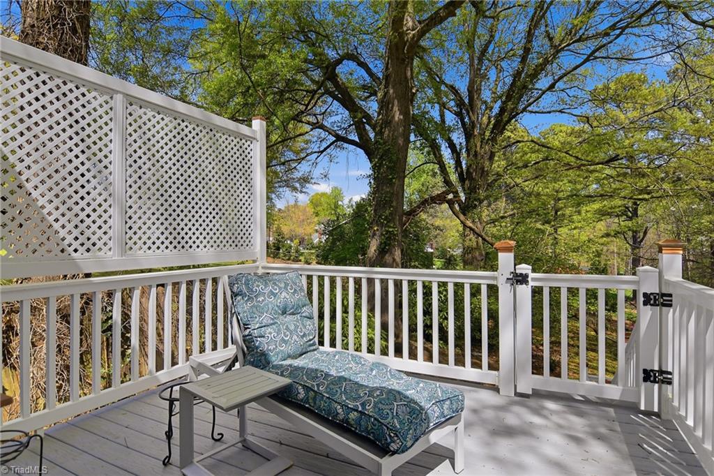 1943 Robinhood Road Winston-Salem, NC 27104 - Photo 29 of 43 Enjoy a parklike view from the deck