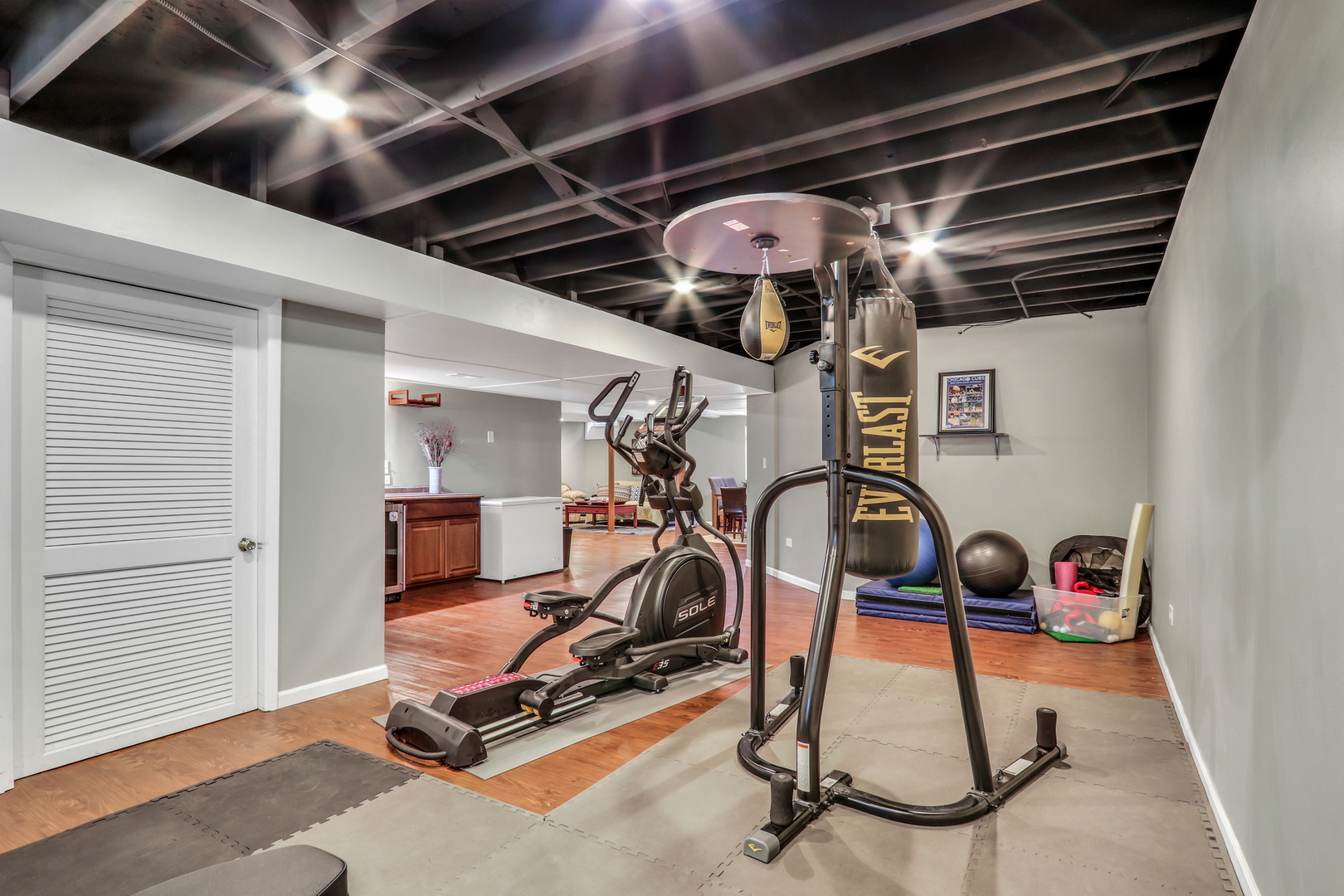 1135 Hadley Circle Gurnee, IL 60031 - Photo 49 of 60 a view of a room with gym equipment
