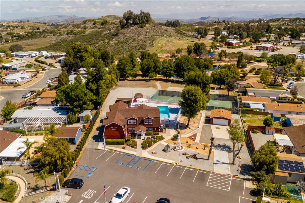 33950 Plowshare Road Wildomar, CA 92595 - Photo 53 of 62 an aerial view of a houses with a swimming pool