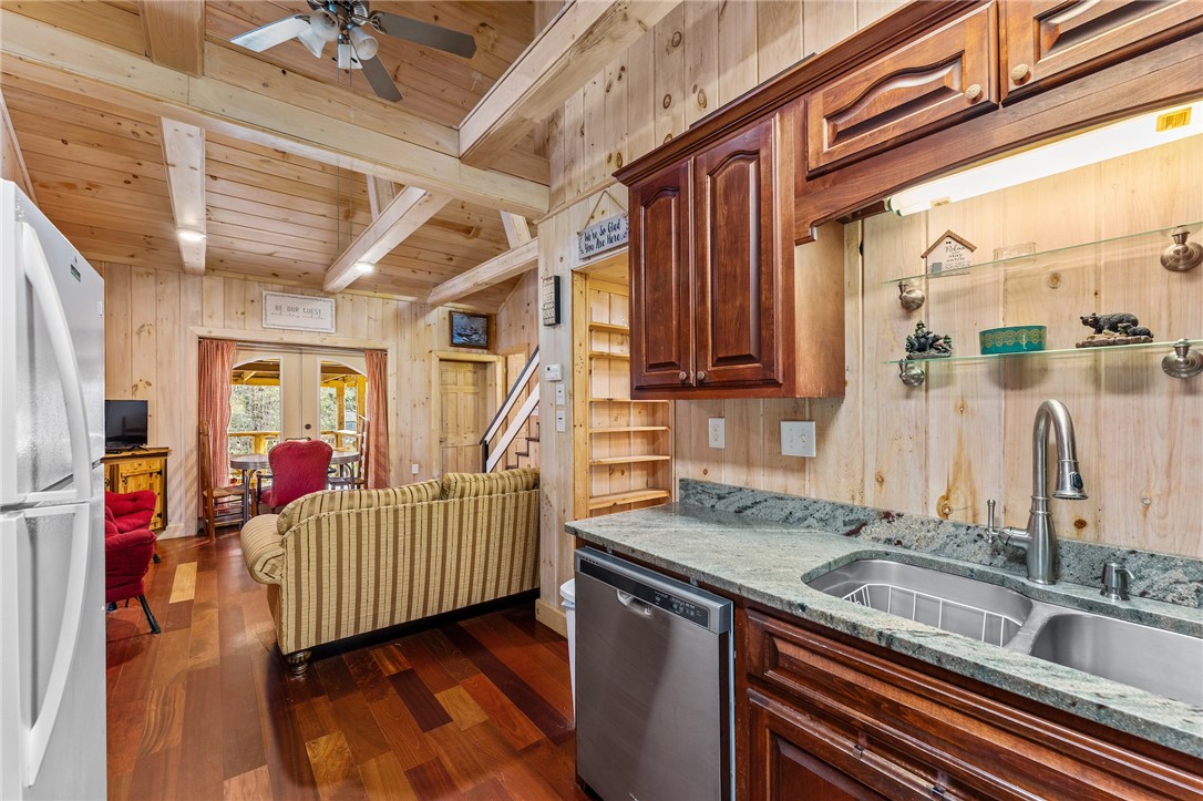 260 Hickory Ridge Mountain Rest, SC 29664 - Photo 11 of 39 This inviting space combines rustic charm with functional design, perfect for comfortable living.