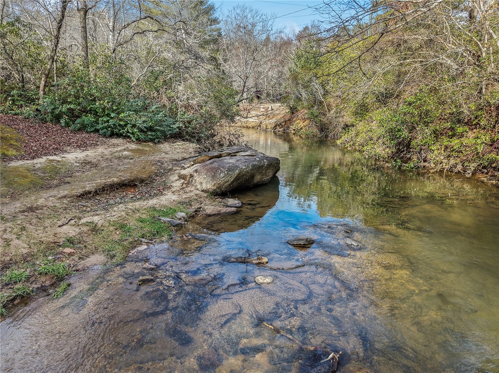 260 Hickory Ridge Mountain Rest, SC 29664 - Photo 32 of 39 A tranquil creek flows through a verdant landscape, inviting serene moments.