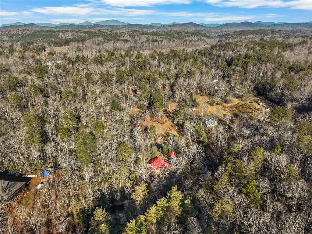 260 Hickory Ridge Mountain Rest, SC 29664 - Photo 37 of 39 This elevated view captures the extensive, mature tree cover and distant mountain ranges.