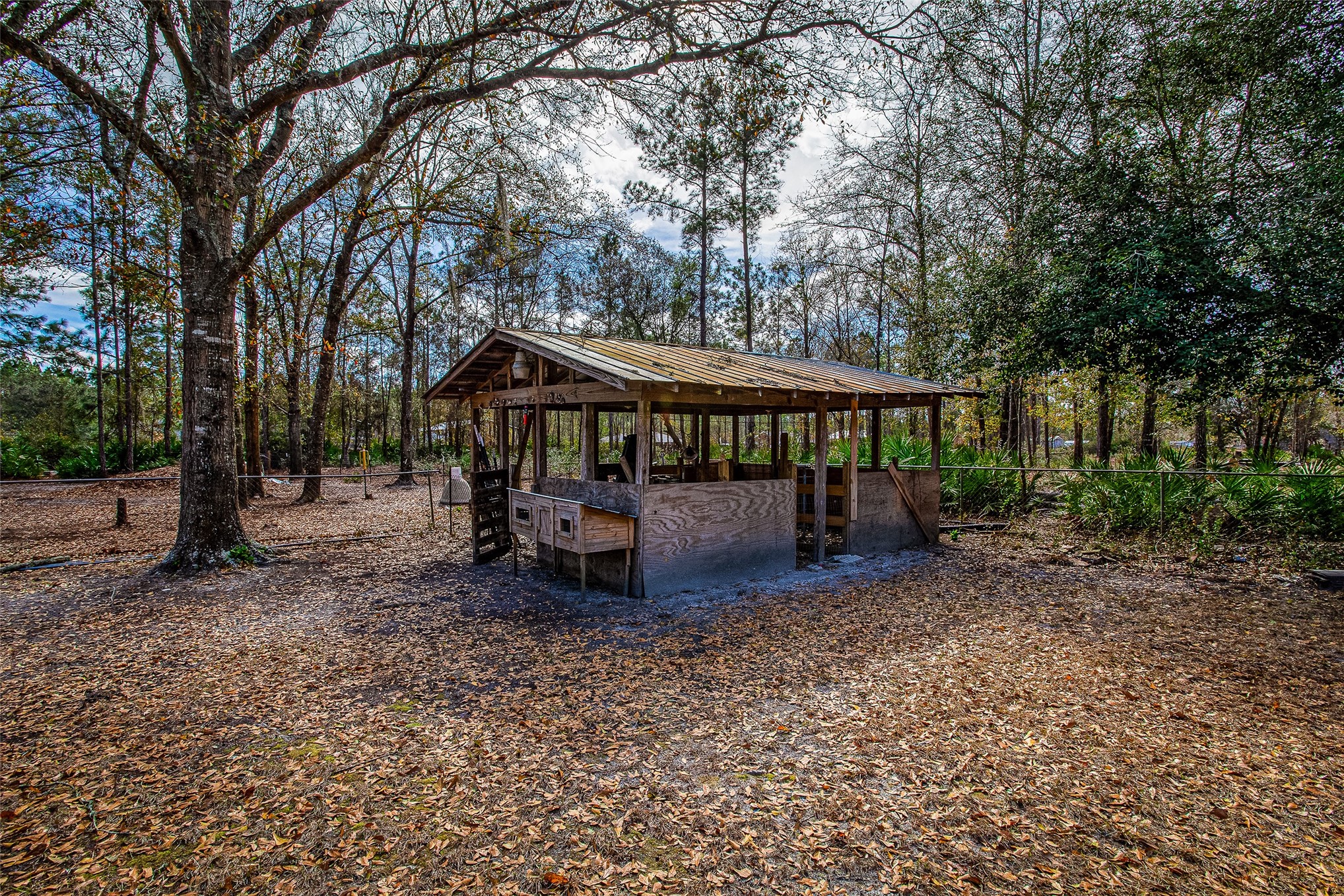 17098 Cross Branch Road Hilliard, FL 32046 - Photo 27 of 48 Barn with 2 8x8 Stalls
