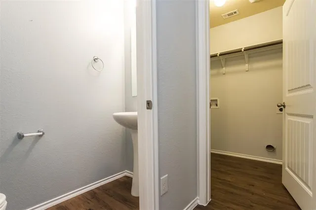 a view of a small space