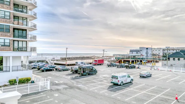 a car parked in front of a building