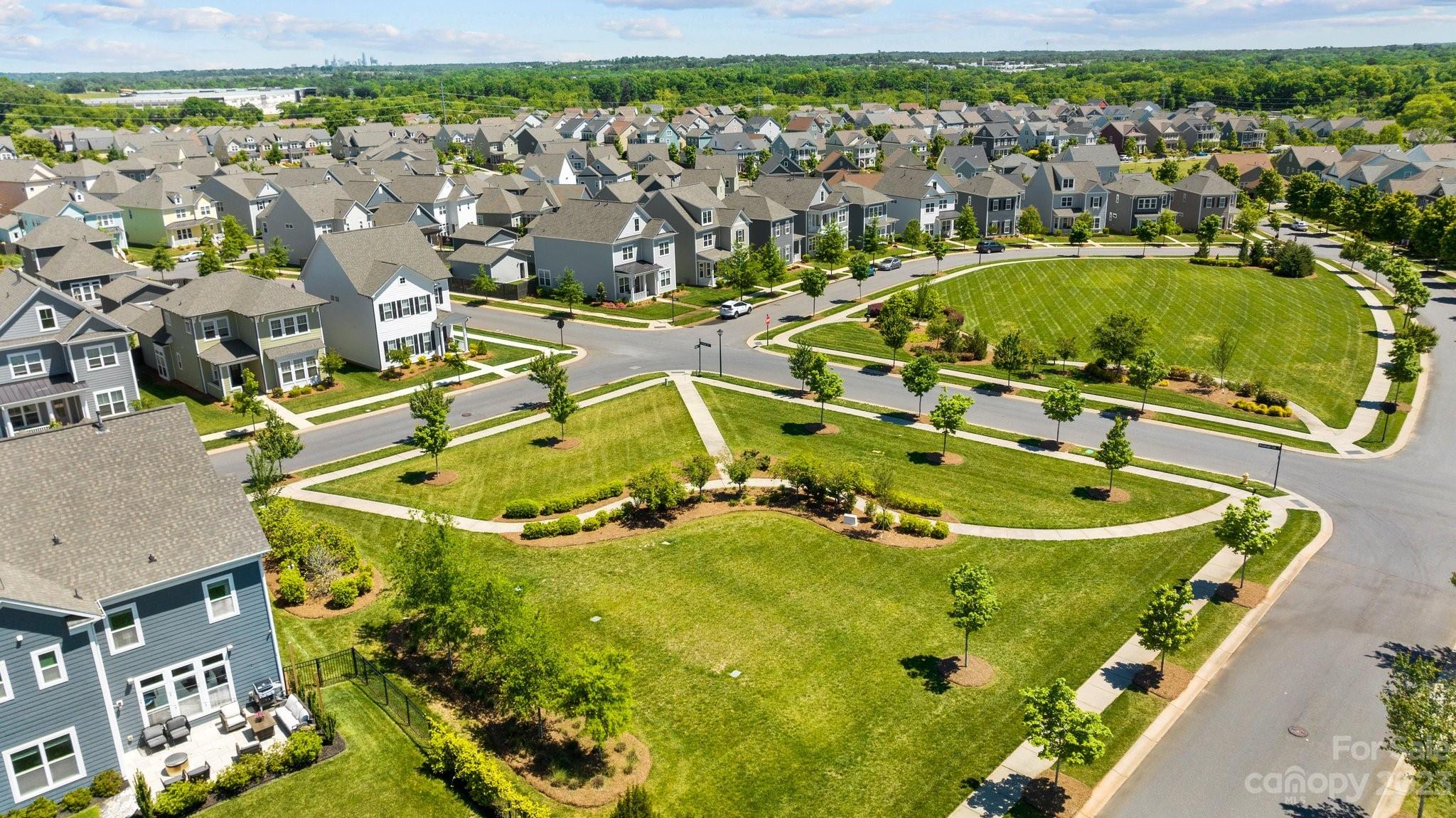 2017 Sugaree Commons Fort Mill, SC 29715 - Photo 48 of 48 an aerial view of a house with a swimming pool yard and outdoor seating
