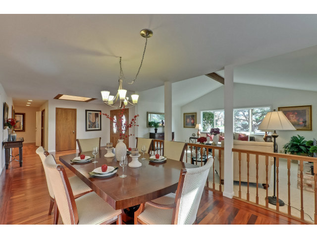 21841 McClellan Road Cupertino, CA 95014 - Photo 7 of 25 a view of a dining room and livingroom view