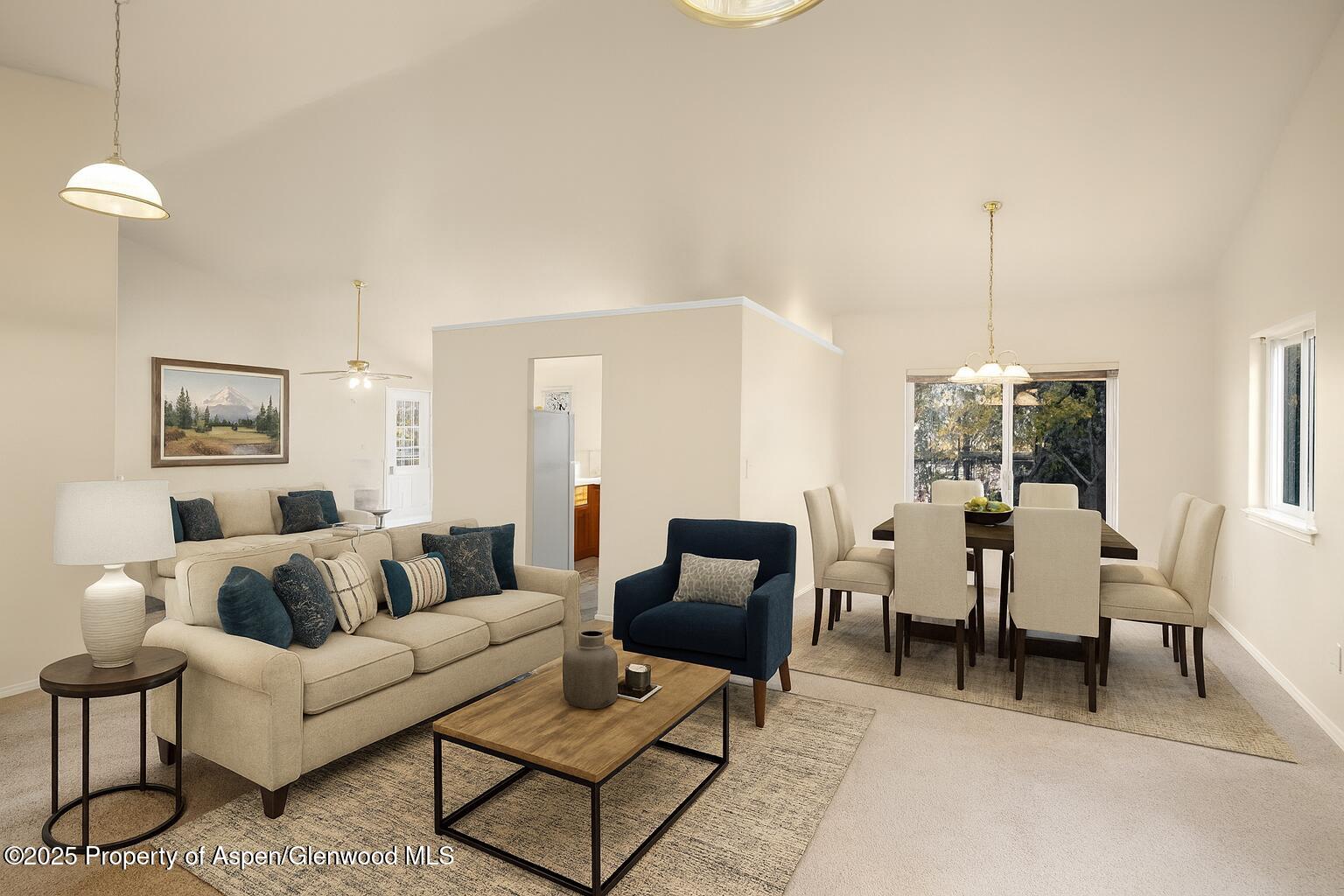 634 East First Street New Castle, CO 81647 - Photo 3 of 46 a living room with furniture and a large window