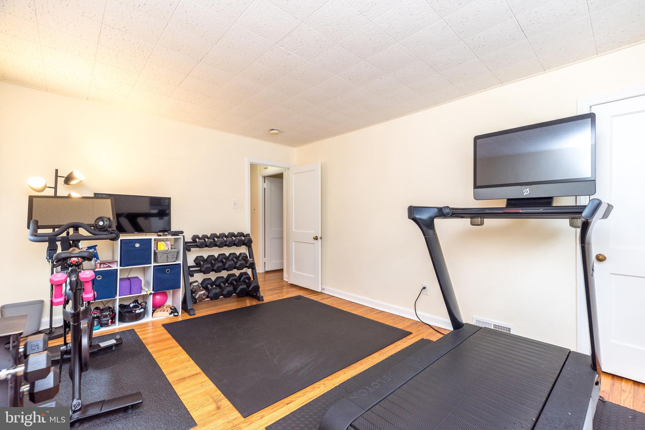 44 Yale Avenue Swarthmore, PA 19081 - Photo 22 of 47 First floor gym/office, bedroom.