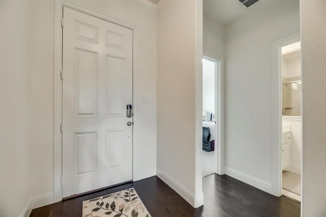wooden floor in an empty room