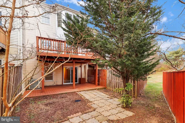 a view of a building with a patio
