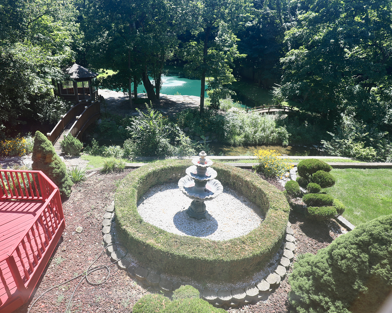 20841 Wolf Road Mokena, IL 60448 - Photo 15 of 40 a swimming pool with some trees and plants