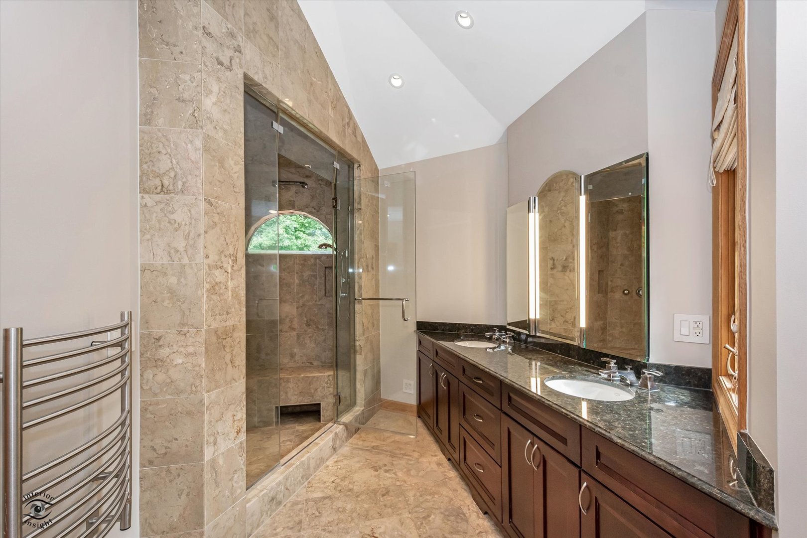 20841 Wolf Road Mokena, IL 60448 - Photo 30 of 40 a bathroom with a granite countertop sink and a mirror