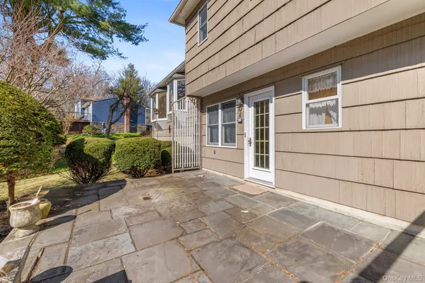 a view of a house with a patio