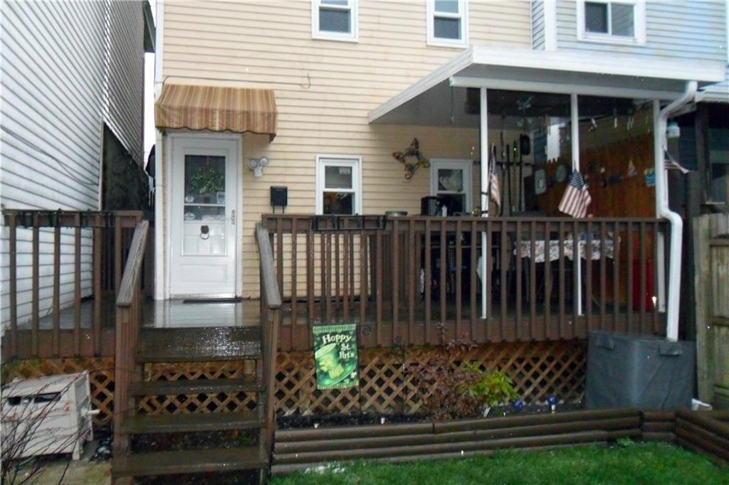 539 Evergreen Road Millvale, PA 15209 - Photo 3 of 11 Large private rear deck is great for entertaining.