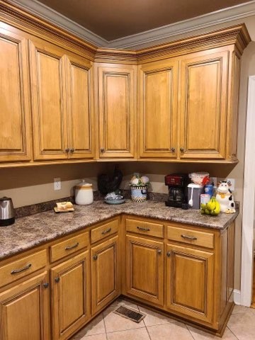 14 North George Road Flintville, TN 37335 - Photo 14 of 48 a kitchen with granite countertop cabinets stainless steel appliances a sink and cabinets