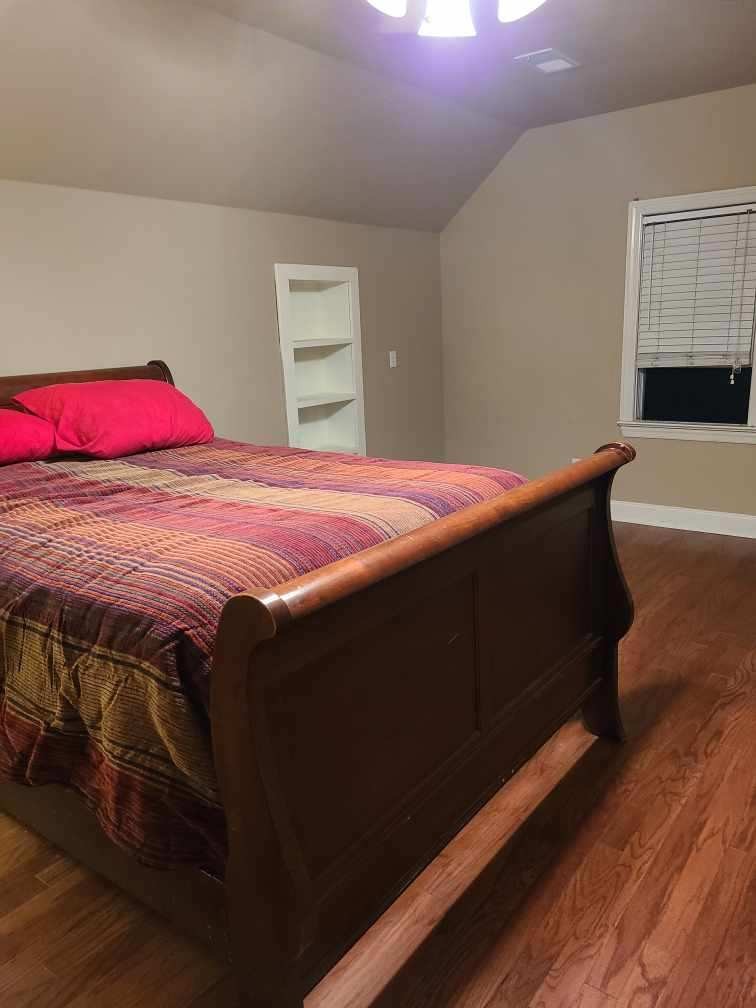 14 North George Road Flintville, TN 37335 - Photo 27 of 48 a bedroom with a bed and a potted plant