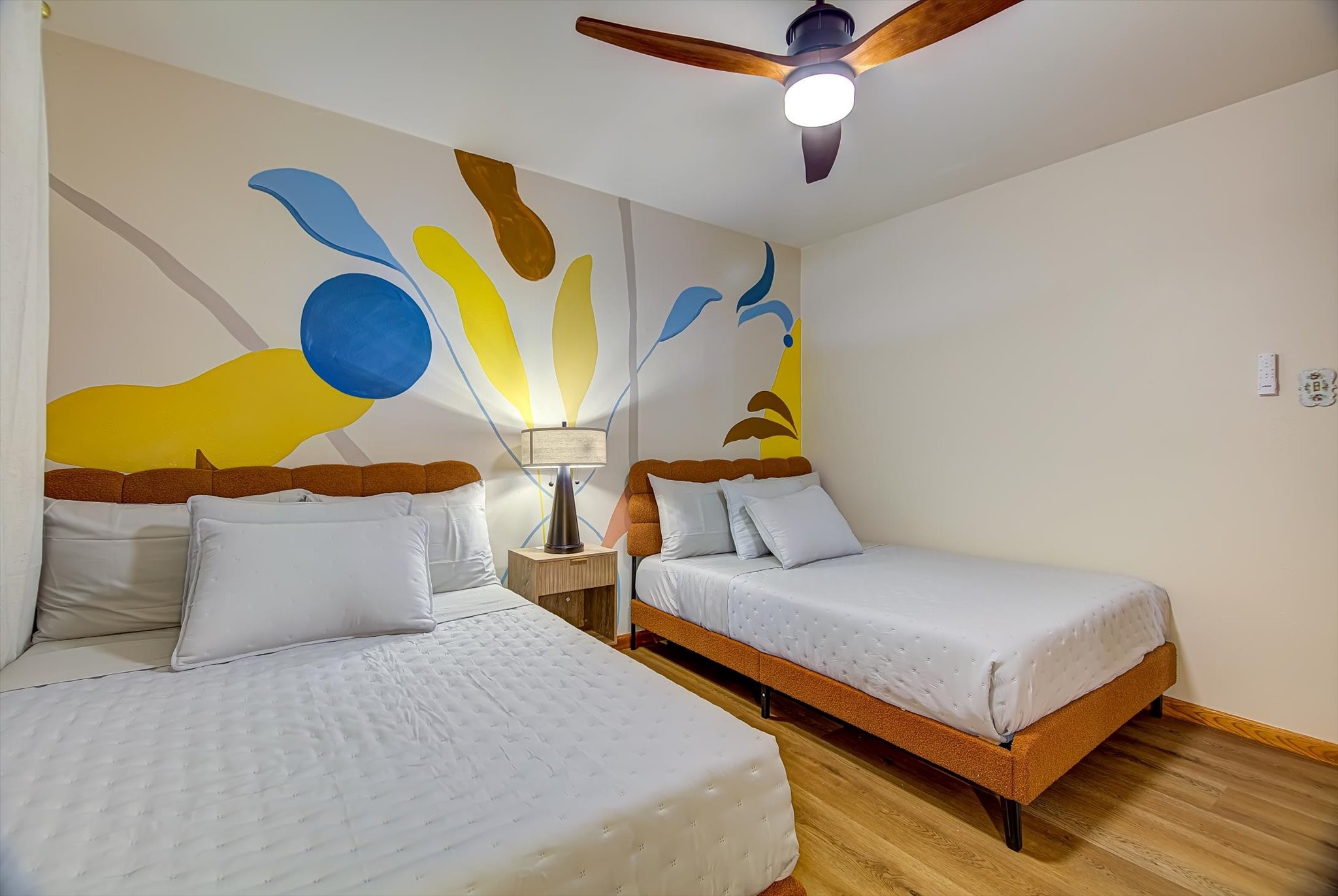 9825 Radio Road Houston, TX 77075 - Photo 32 of 50 a bedroom with a bed and painting on the wall