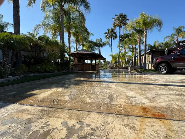 a swimming pool view with a outdoor space