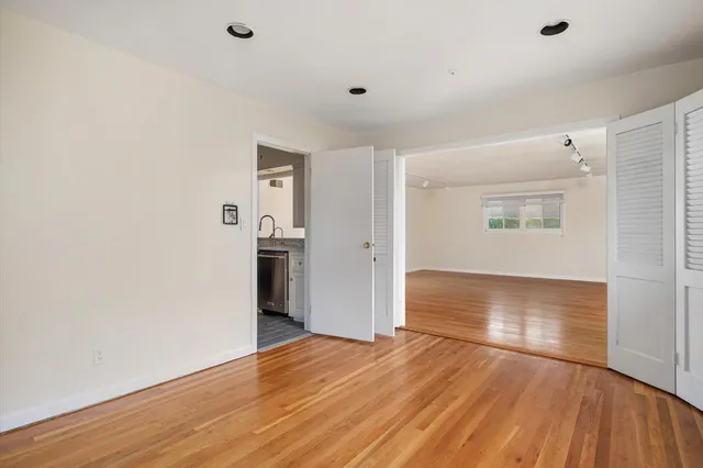 wooden floor in an empty room