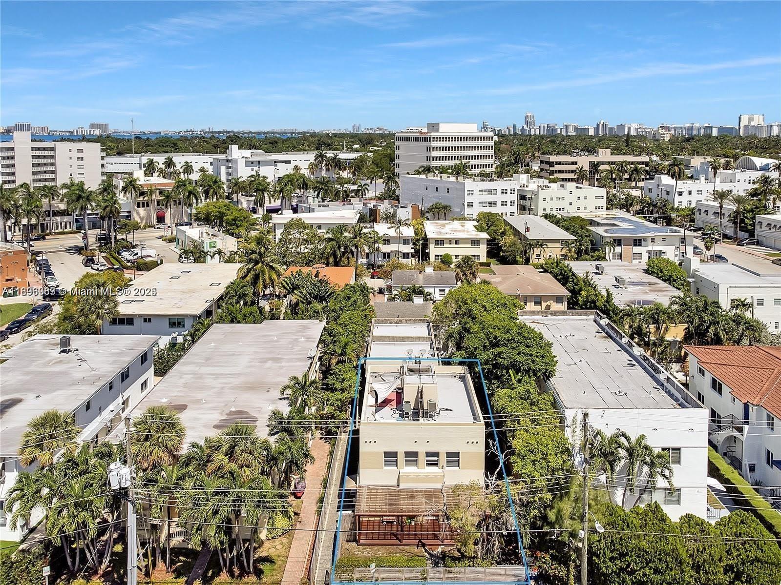 833 West 39th Street, Unit 5 Miami Beach, FL 33140 - Photo 11 of 12 an aerial view of multiple house