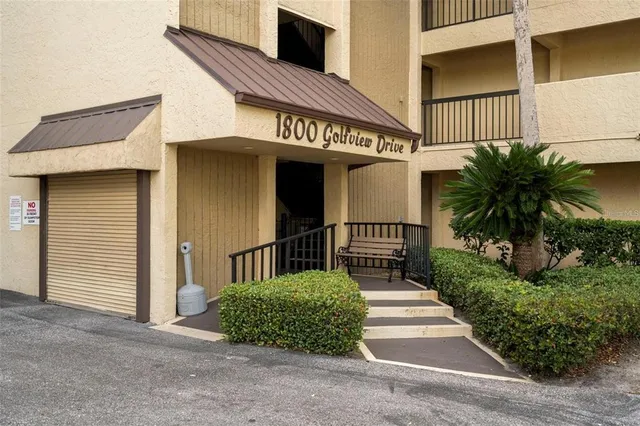 a view of a house with a street view