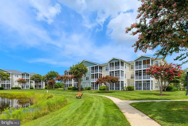 a view of a building with a street