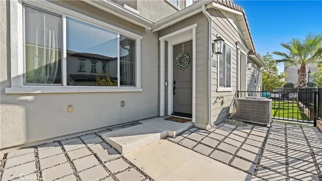 a view of a house with a door
