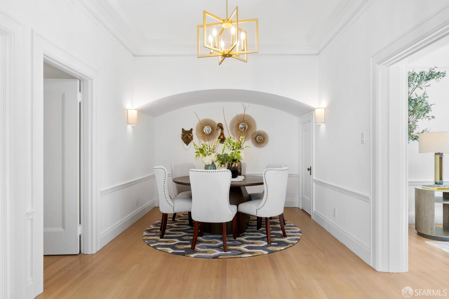 2650 Union Street San Francisco, CA 94123 - Photo 4 of 14 a view of a dining room with a table and chairs