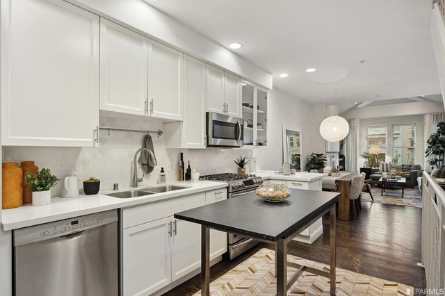 a bed room with a bed and a couch