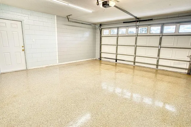 en empty room with windows