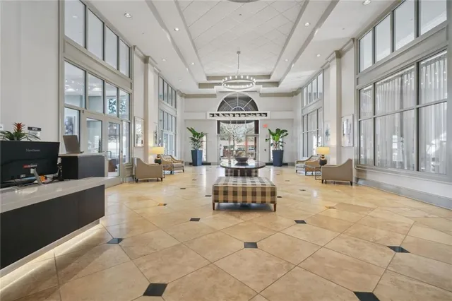 a living room filled with furniture