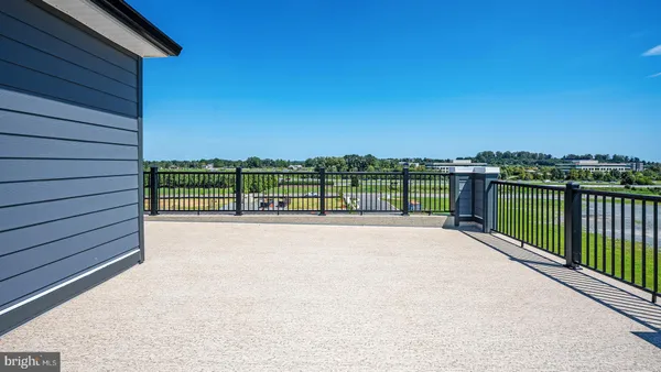 a view of outdoor space with deck and yard