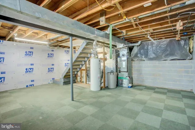 a view of under construction room and staircase