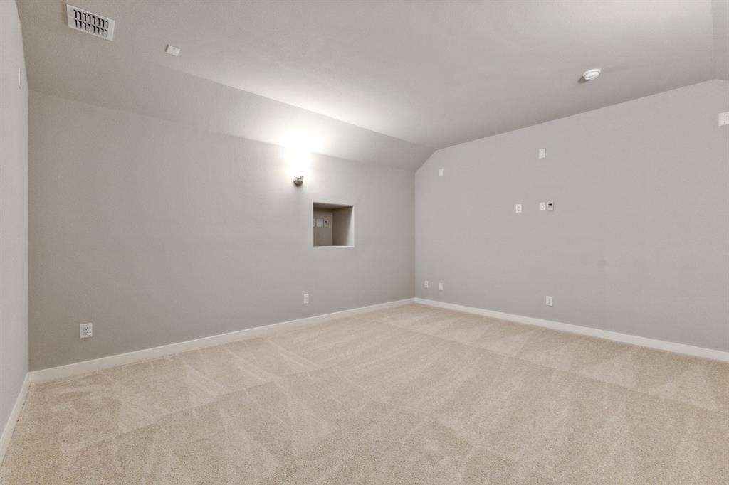 676 Poppy Lane Lavon, TX 75166 - Photo 29 of 35 Media room in the Masters home plan by Trophy Signature Homes – REPRESENTATIVE PHOTO