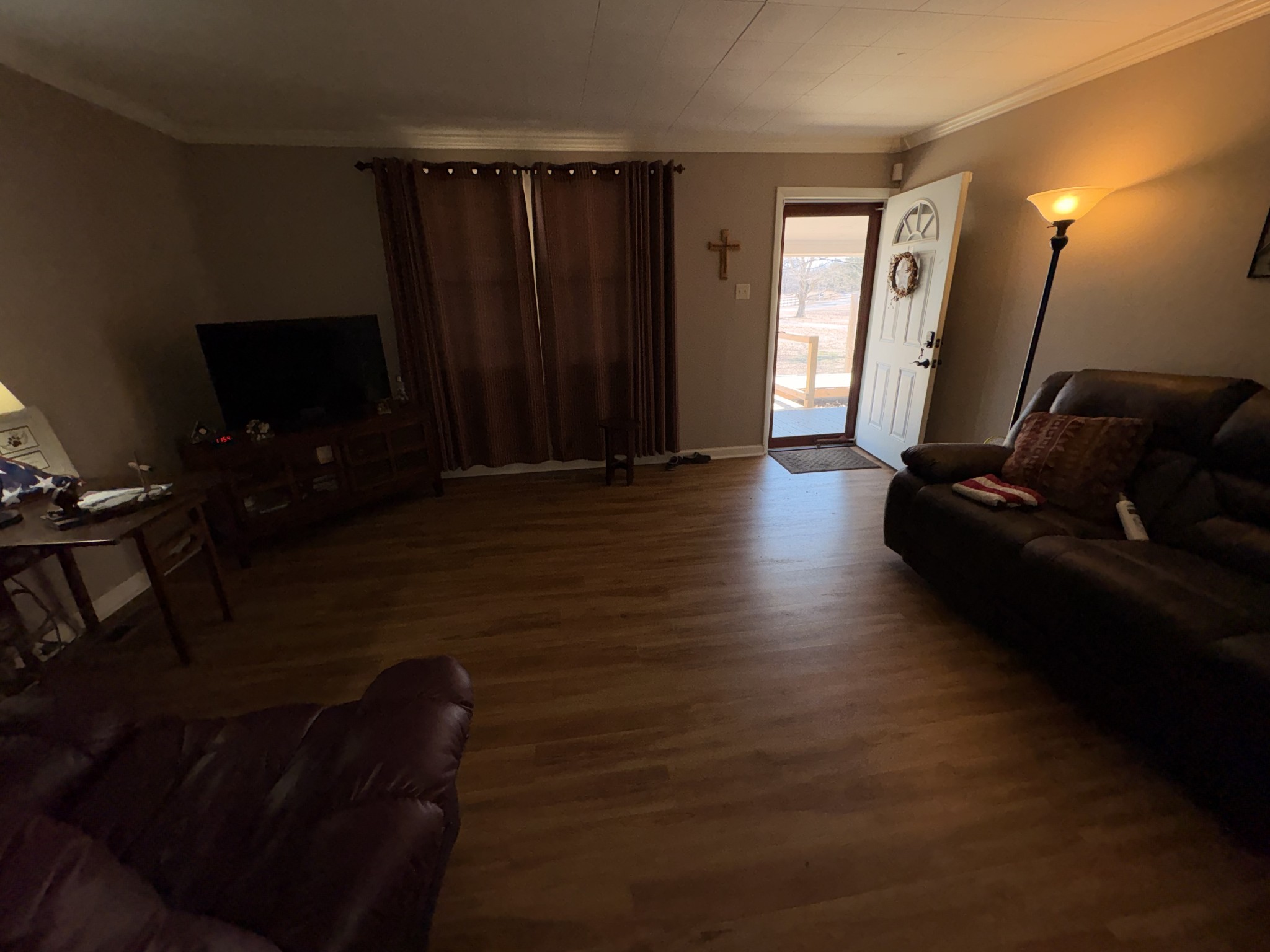4454 Nancy Green Ridge Road Pulaski, TN 38478 - Photo 3 of 40 a living room with furniture and a flat screen tv