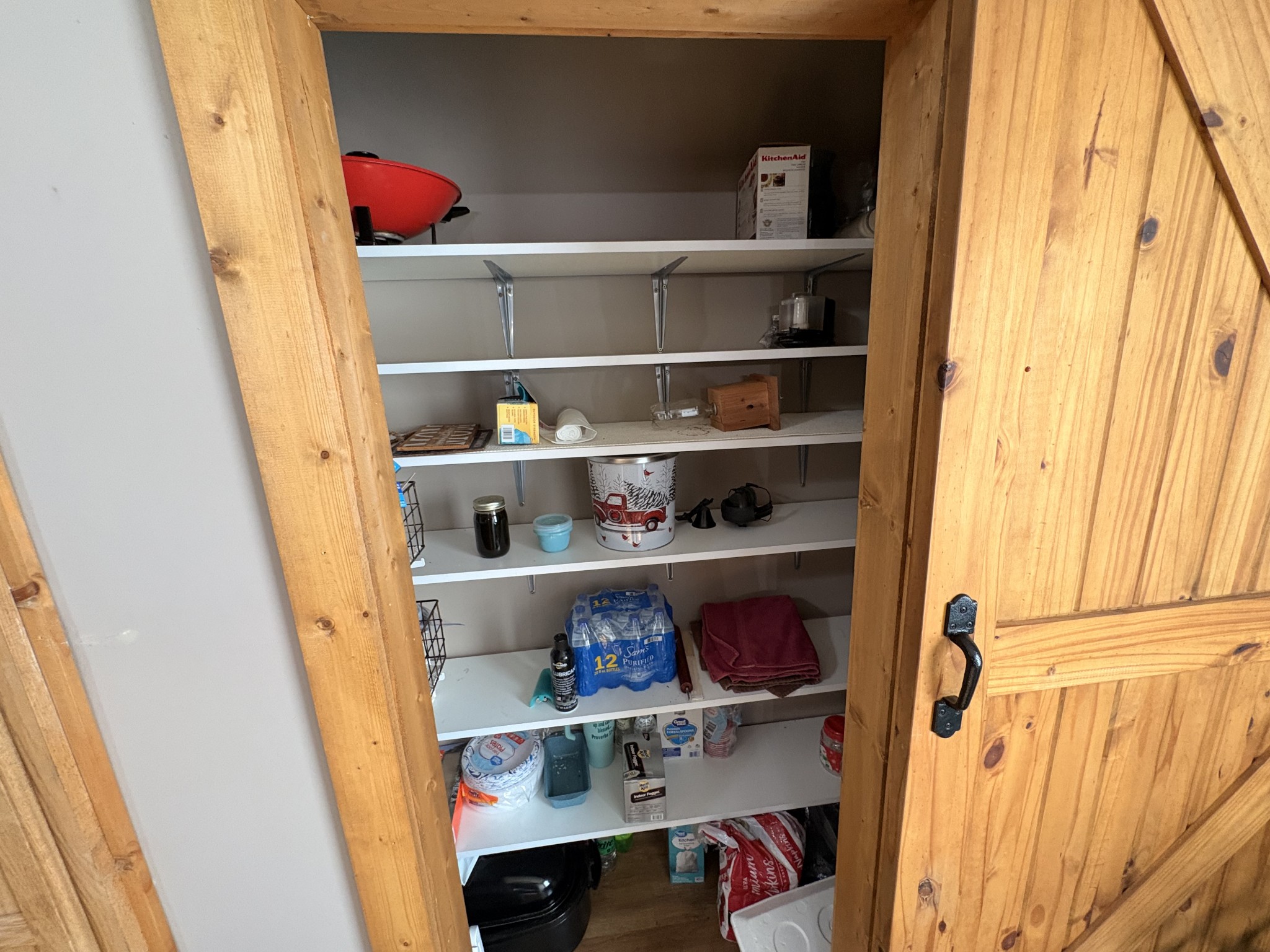 4454 Nancy Green Ridge Road Pulaski, TN 38478 - Photo 10 of 40 a room with a wooden closet and a window