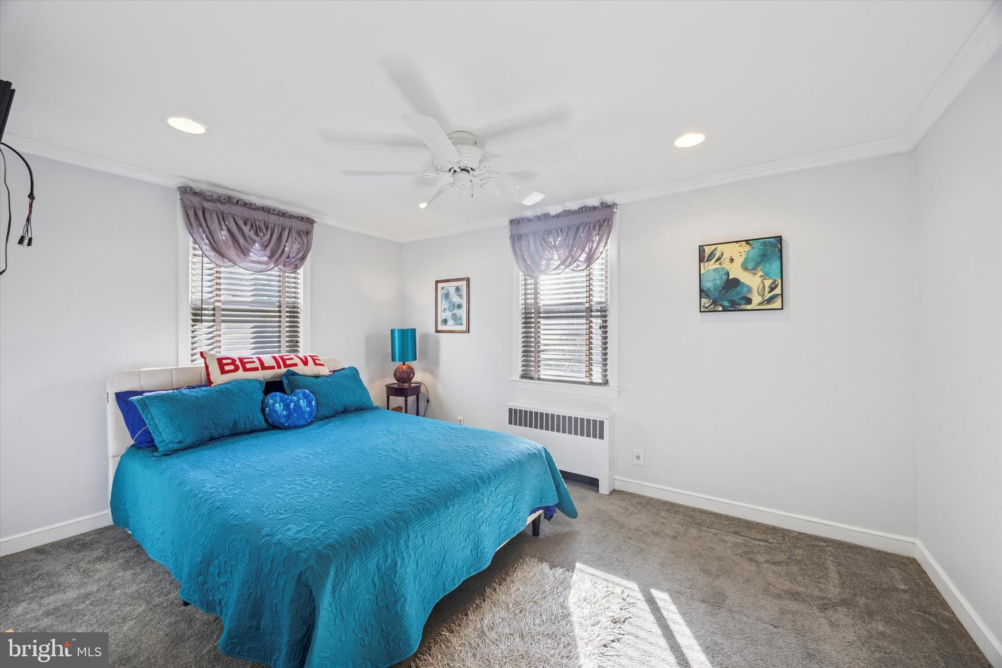 4410 School Lane Drexel Hill, PA 19026 - Photo 6 of 27 a bedroom with a bed and a window