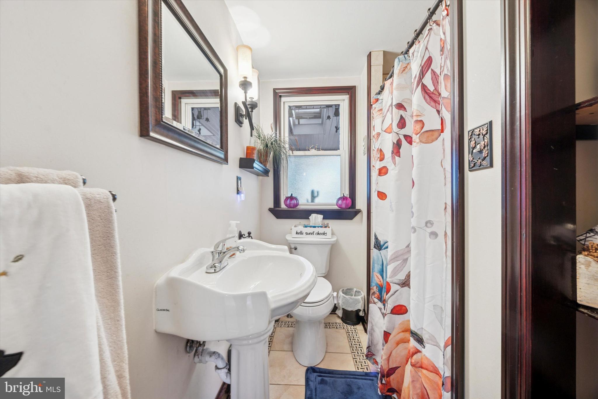 4410 School Lane Drexel Hill, PA 19026 - Photo 8 of 27 a bathroom with a sink and a mirror