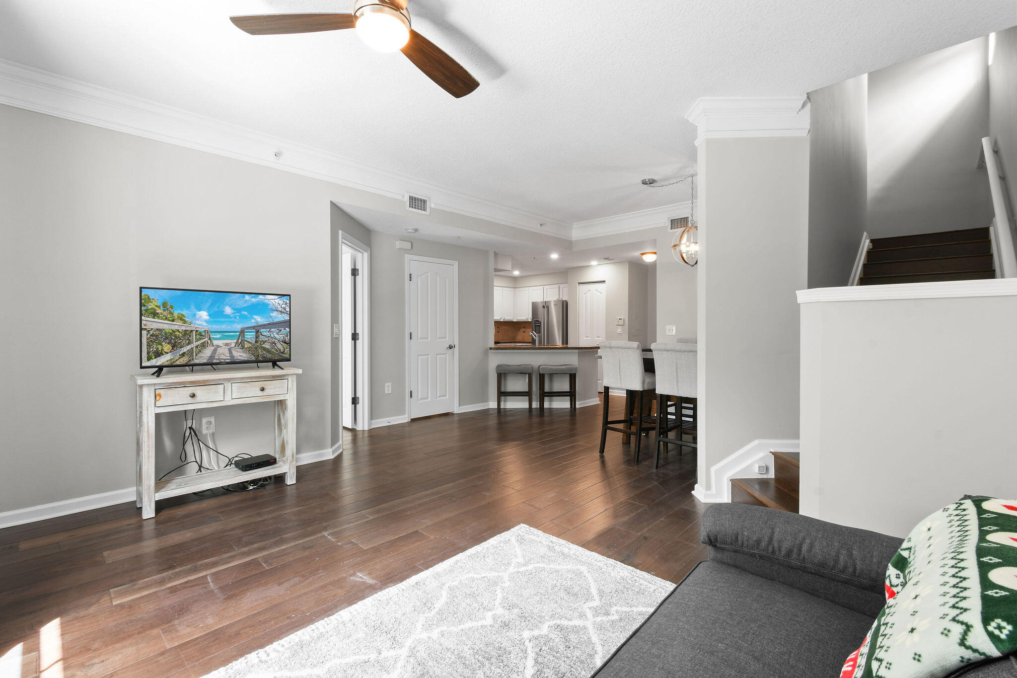 175 Galicia Way, Unit 211 Jupiter, FL 33458 - Photo 10 of 49 a living room with furniture and a fireplace